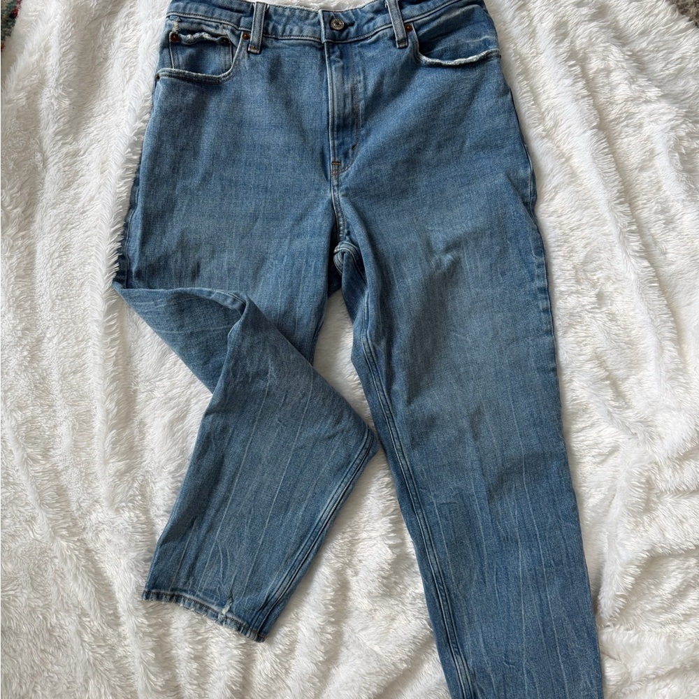 Abercrombie & Fitch High Rise Blue Jeans